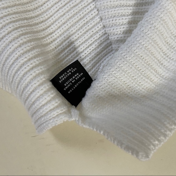 525 America Skater Vneck Ribbed Knit Tank Top in White Size XS NWT - Picture 5 of 8